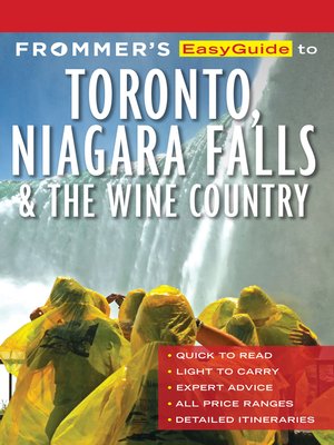 cover image of Frommer's EasyGuide to Toronto, Niagara and the Wine Country
